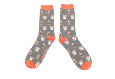 Mr Heron Whisky Socks Grey Mr Heron Whisky Socks Grey