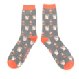 Mr Heron Whisky Socks Grey