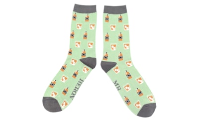 Mr Heron Whisky Socks Mint Mr Heron Whisky Socks Mint