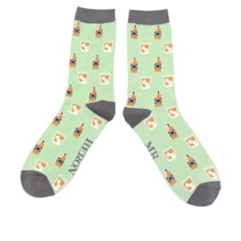 Mr Heron Whisky Socks Mint
