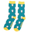 Mr Heron Pandas Socks Teal