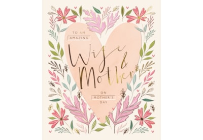 Ling Mothers Day Wife Florals & Foliage Around A Heart Ling Mothers Day Wife Florals & Foliage Around A Heart