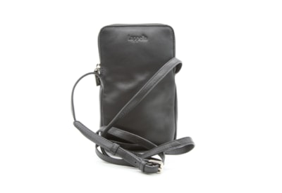 Lappella Mia Leather Crossbody Phone Bag Black Lappella Mia Leather Crossbody Phone Bag Black