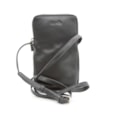 Lapella Mia Leather Crossbody Phone Bag Black (148-1 BLACK)