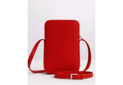 Lappella Mia Phone Crossbody Bag In Scarlet Valentino Leather 148-33 Lappella Mia Phone Crossbody Bag In Scarlet Valentino Leather 148-33