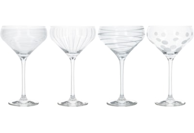 Mikasa Cheers Champagne Saucers 4s Mikasa Cheers Champagne Saucers 4s
