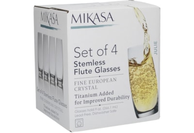 Mikasa Julie Stemless Flutes 4 Set (5233526)