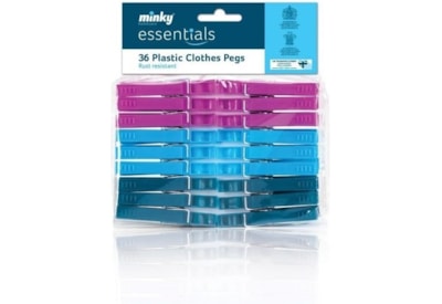 Minky 36 Plastic Pegs Minky 36 Plastic Pegs