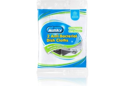 Minky Antibac Dishcloth 2s Minky Antibac Dishcloth 2s