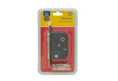 Sterling Locks 3 Lever Mortice Sashlock 2.5" (MLS325) Sterling Locks 3 Lever Mortice Sashlock 2.5" (MLS325)
