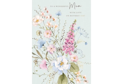 Ling Bunch Of Wildflowers Mothers Day Card Ling Bunch Of Wildflowers Mothers Day Card