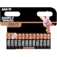 Duracell Simply Aaa 12s (MN2400B12SIMPLY)