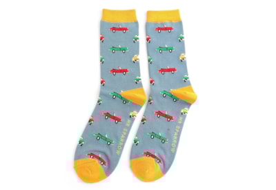 Mr Sparrow Classic Cars Socks Denim Mr Sparrow Classic Cars Socks Denim