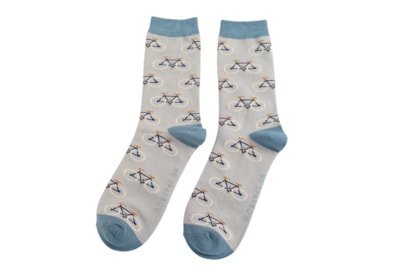 Mr Sparrow Cycling Socks Silver Mr Sparrow Cycling Socks Silver