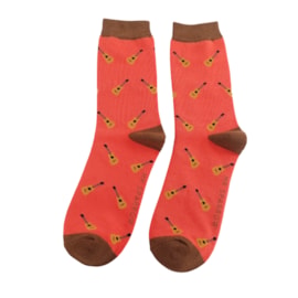 Mr Sparrow Acoustic Guitar Socks Orange Mr Sparrow Acoustic Guitar Socks Orange