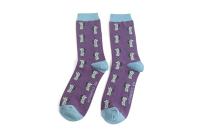 Mr Sparrow Cafetiere Socks Purple Mr Sparrow Cafetiere Socks Purple
