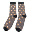 Mr Sparrow Beer Socks Grey Mr Sparrow Beer Socks Grey