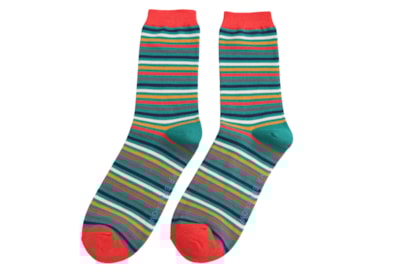 Mr Sparrow Vibrant Stripes Teal Mr Sparrow Vibrant Stripes Teal