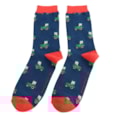 Mr Sparrow Bamboo Socks Tractor Navy