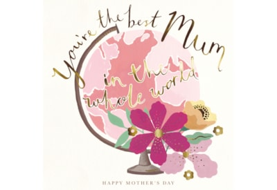 Ling Mothers Day Mum Pink Floral Globe Ling Mothers Day Mum Pink Floral Globe