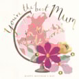 Ling Mothers Day Mum Pink Floral Globe