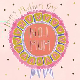 Ling Mothers Day No. 1 Mum Rosette