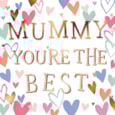 Ling Mothers Day Mummy Gold Type With Papercut Hearts Ling Mothers Day Mummy Gold Type With Papercut Hearts