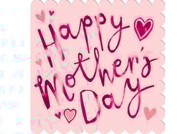 Ling Mothers Day Papercut Type With Hearts Ling Mothers Day Papercut Type With Hearts