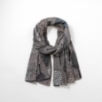 Multi Colour Tree Of Life Summer Scarf Grey