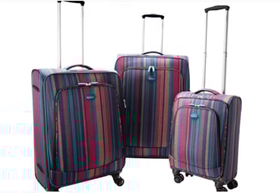 Highbury 8w Suitcase Multi/str 20" Highbury 8w Suitcase Multi/str 20"