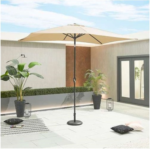 Nova Antigua Aluminium Parasol 3m x 2m Rectangular Beige