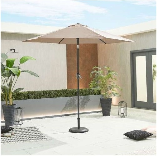 Antigua Parasol Taupe 2.7m (N15261)