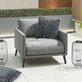 Nova Bliss Lounge Chair Light Grey