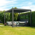 Titan Pergola Grey Square 3 x 3m Titan Pergola Grey Square 3 x 3m