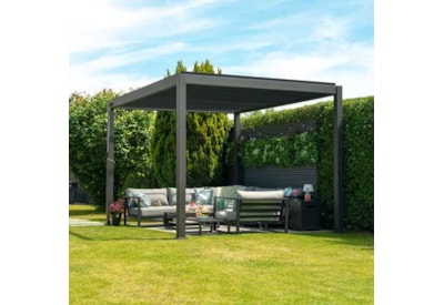 Titan Pergola Grey Square 3 x 3m Titan Pergola Grey Square 3 x 3m