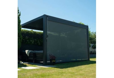 Nova Pull Down Screen for Titan 3.6m Pergolas Grey Nova Pull Down Screen for Titan 3.6m Pergolas Grey