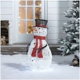 Rattan Snowman Figure (N3832TWW) Rattan Snowman Figure (N3832TWW)