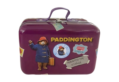 Paddington Suitcase Tin Marmalade Choc Cookies 300g Paddington Suitcase Tin Marmalade Choc Cookies 300g
