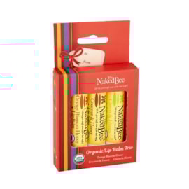 Naked Bee Organic Lip Balm Trio Naked Bee Organic Lip Balm Trio