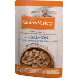 Natures Menu Original Pate Bites in Gravy Salmon 85g (964184)