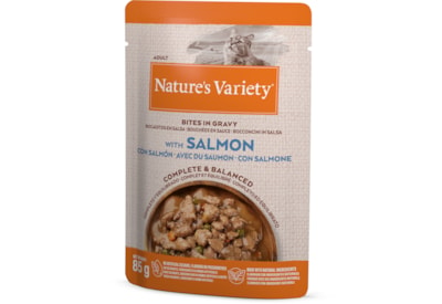Natures Menu Original Pate Bites in Gravy Salmon 85g (964184)