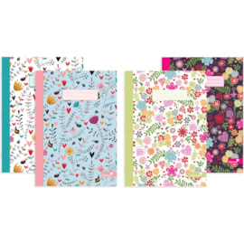 Silvine Exercise Note Book-marlene West-4 Assorted Designs A4 (NBA4MW)