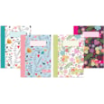 Silvine Exercise Notebook-marlene West- 4 Assorted Designs A5 (NBA5MW)