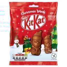 Nestle Kit Kat Mini Pouch Santa 55G Nestle Kit Kat Mini Pouch Santa 55G