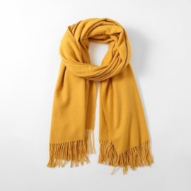 Butterfly Fashion Mustard Scarf