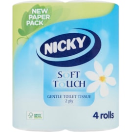 Nicky Soft Touch 4 Roll 4pk (418871)