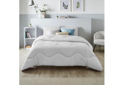 Night Lark Linen-effect Duvet Cloud Grey Double 10.5 Night Lark Linen-effect Duvet Cloud Grey Double 10.5