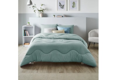 Night Lark Linen-effect Duvet Seagrass Single 10.5 Night Lark Linen-effect Duvet Seagrass Single 10.5