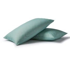 Night Lark Linen-effect Seagrass Pillowcase Pair Night Lark Linen-effect Seagrass Pillowcase Pair