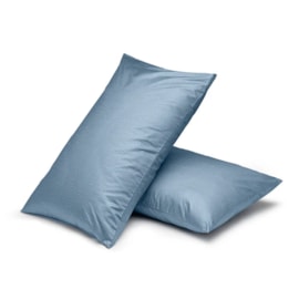 Night Lark Linen-effect Twilight Blue Pillowcase Pair Night Lark Linen-effect Twilight Blue Pillowcase Pair